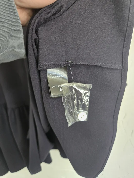 New Tuckernuck Navy Palmerston Long Sleeve Dress, S - Picture 10 of 11